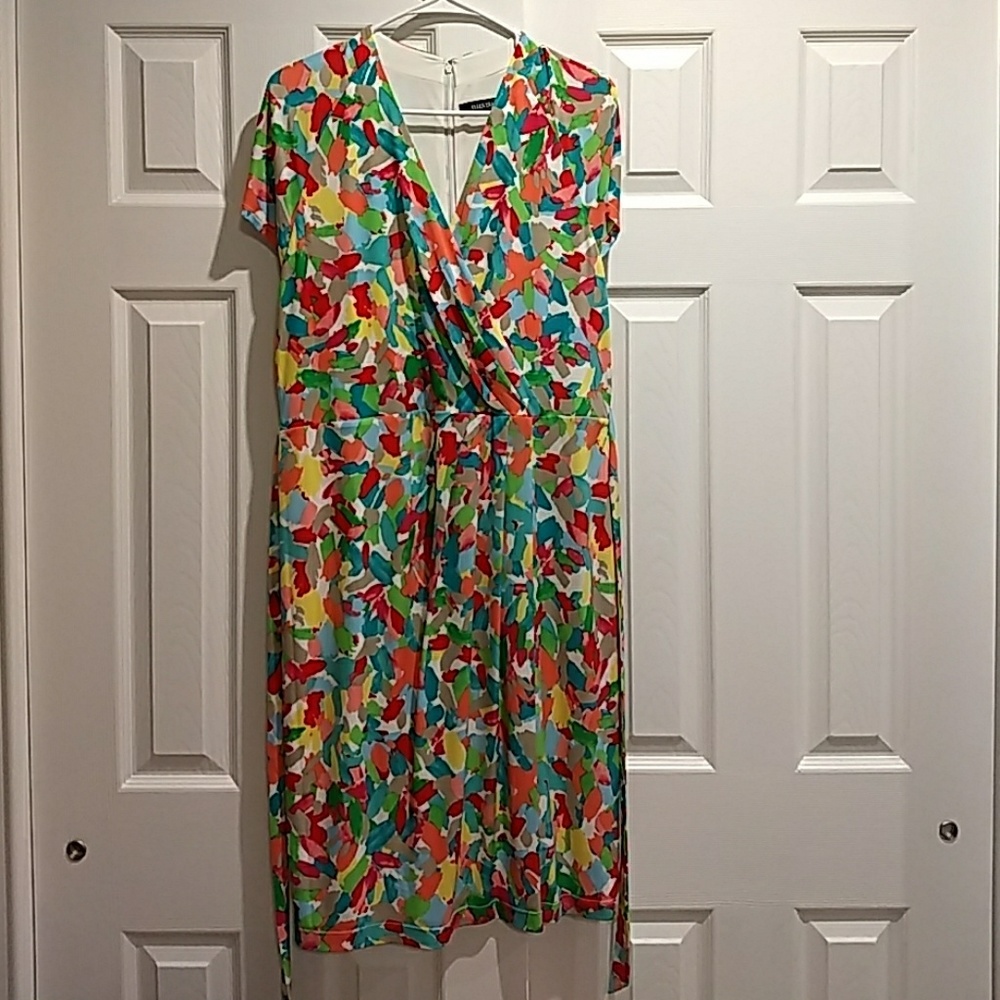 NWT! NBW! Ellen Tracy Multi Wrap Dress